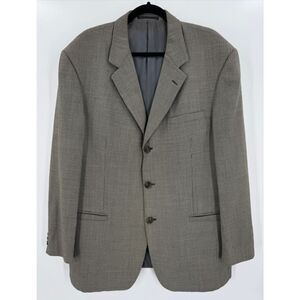 VERSACE Classic V2 Vintage Beige 3 Button Blazer Jacket